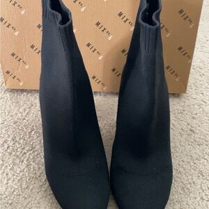 Mix No. 6 Black Ankle Booties